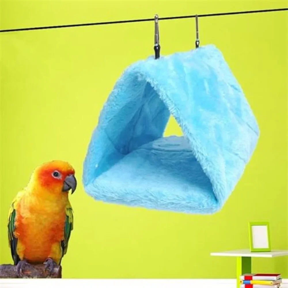2 Pack Warm Bird Nest House Bed Hanging Hammock Sleeping Bed Plush Hanging